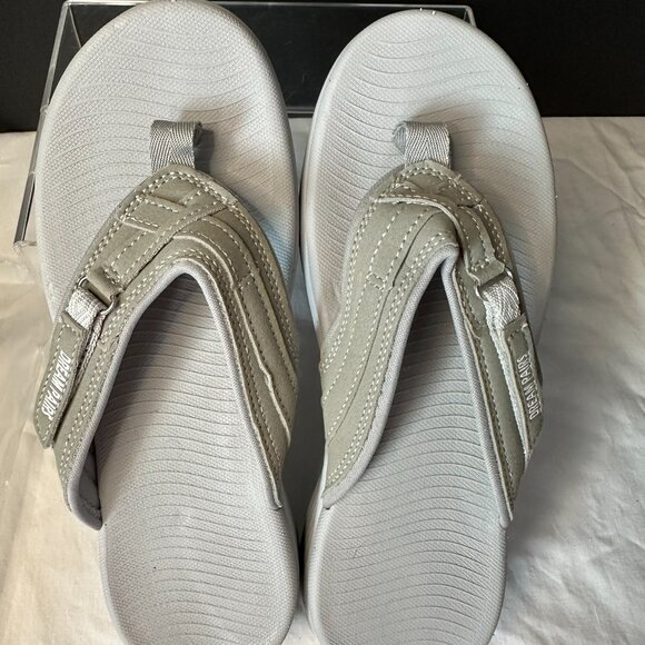 New Flip Flops DREAM PAIRS Women's Arch Support  Comfortable Grey Sandals Size 8 - Picture 8 of 17